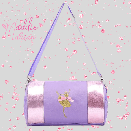 Bolso Cilíndrico Brillante – Estilo y Magia para Pequeñas Bailarinas - Imagen 3